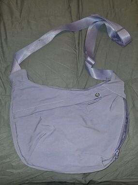 Cloud Purple Crossbody Shoulder Bag - Iris And Rainbow